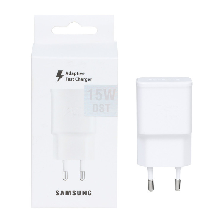 شارژر دیواری فست تک پورت SAMSUNG مدل 15W - سفید - درجه یک