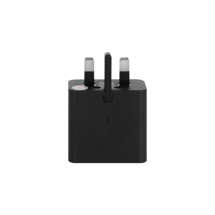 شارژر دیواری سه پین فست و PD تک پورت Samsung Type-C مدل EP-T2510 25W - مشکی