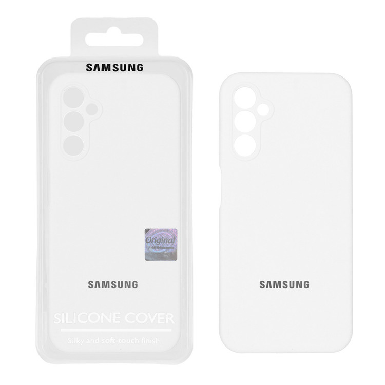 قاب سیلیکونی پاک کنی اورجینال Master Quality مدل Samsung Galaxy A15 - سفید (پک دار)