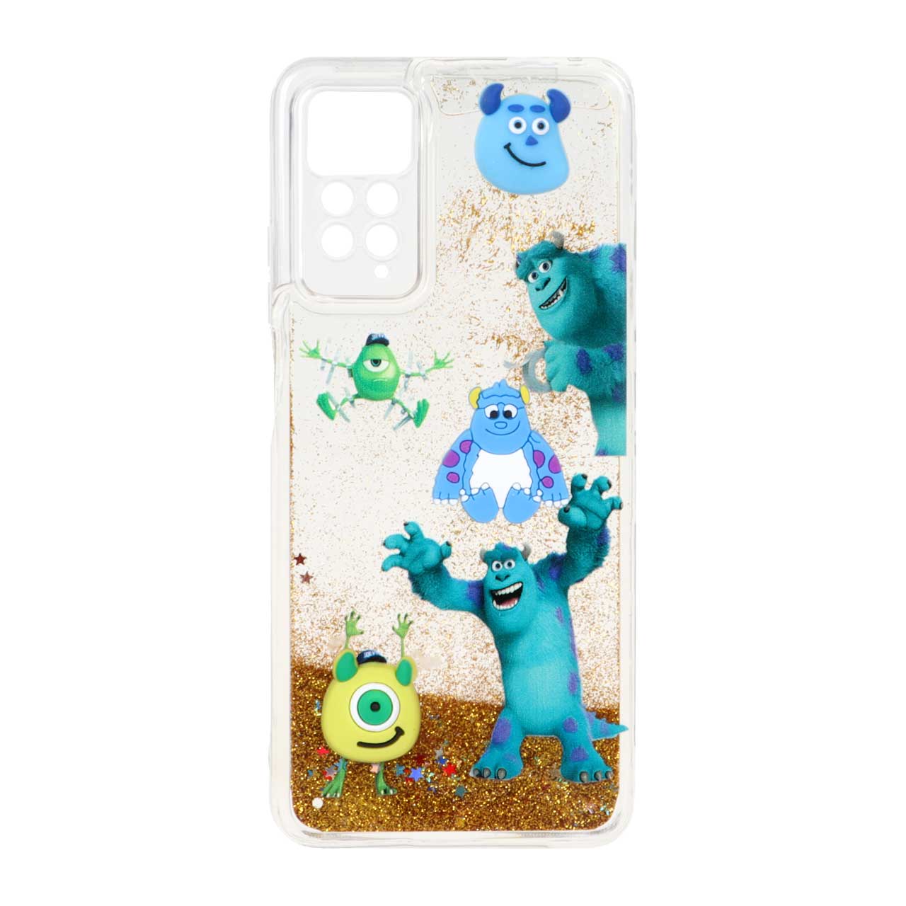 قاب شفاف دور ژله ای آکواریومی عروسک برجسته Xiaomi Redmi Note 12 Pro 4G / Redmi Note 11 Pro