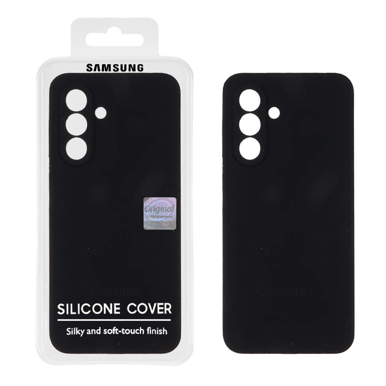 قاب سیلیکونی پاک کنی اورجینال Master Quality مدل Samsung Galaxy A56 / A36 - مشکی (پک دار)