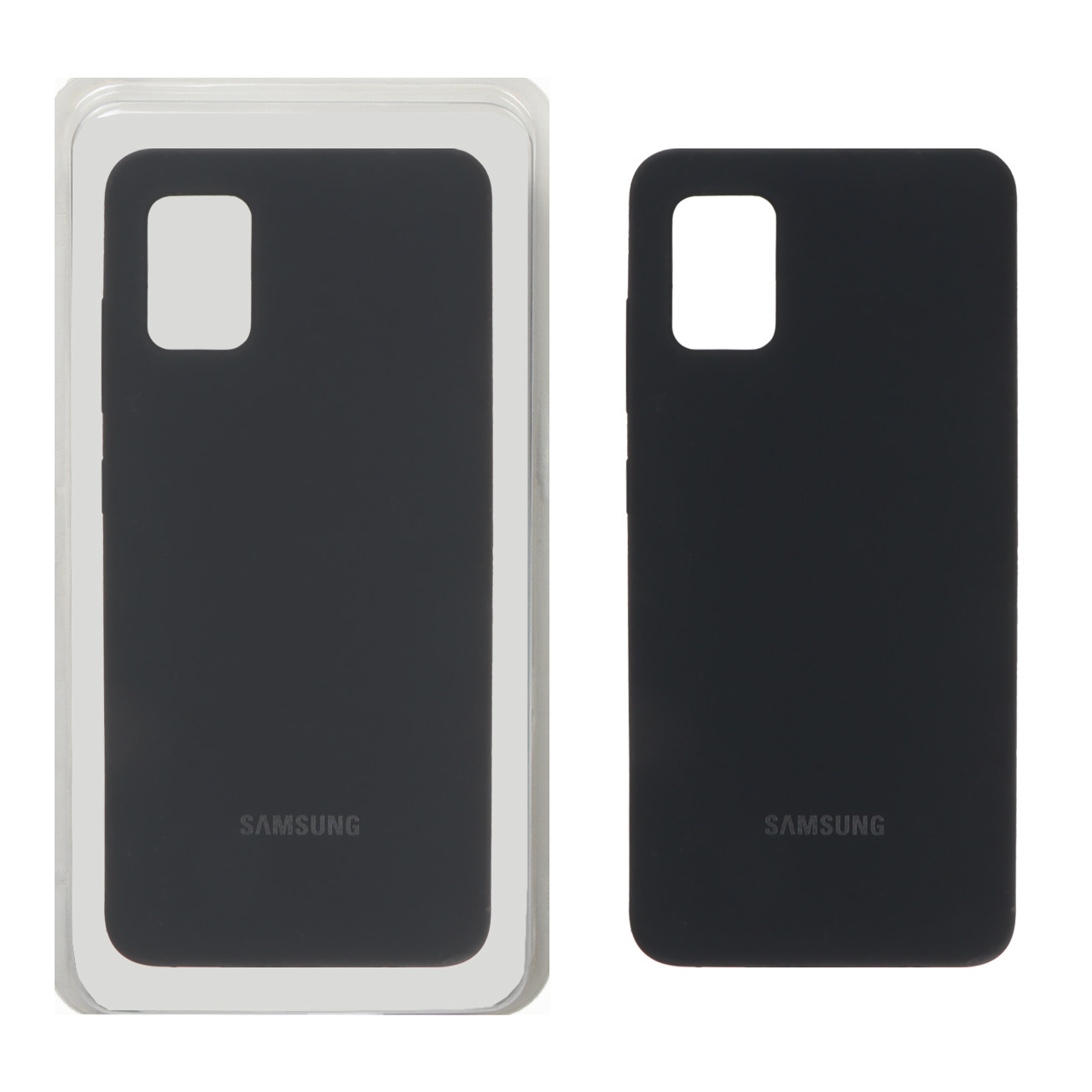 قاب سیلیکونی پاک کنی اورجینال Samsung Galaxy A51 / M40s - مشکی (پک دار) - CHP