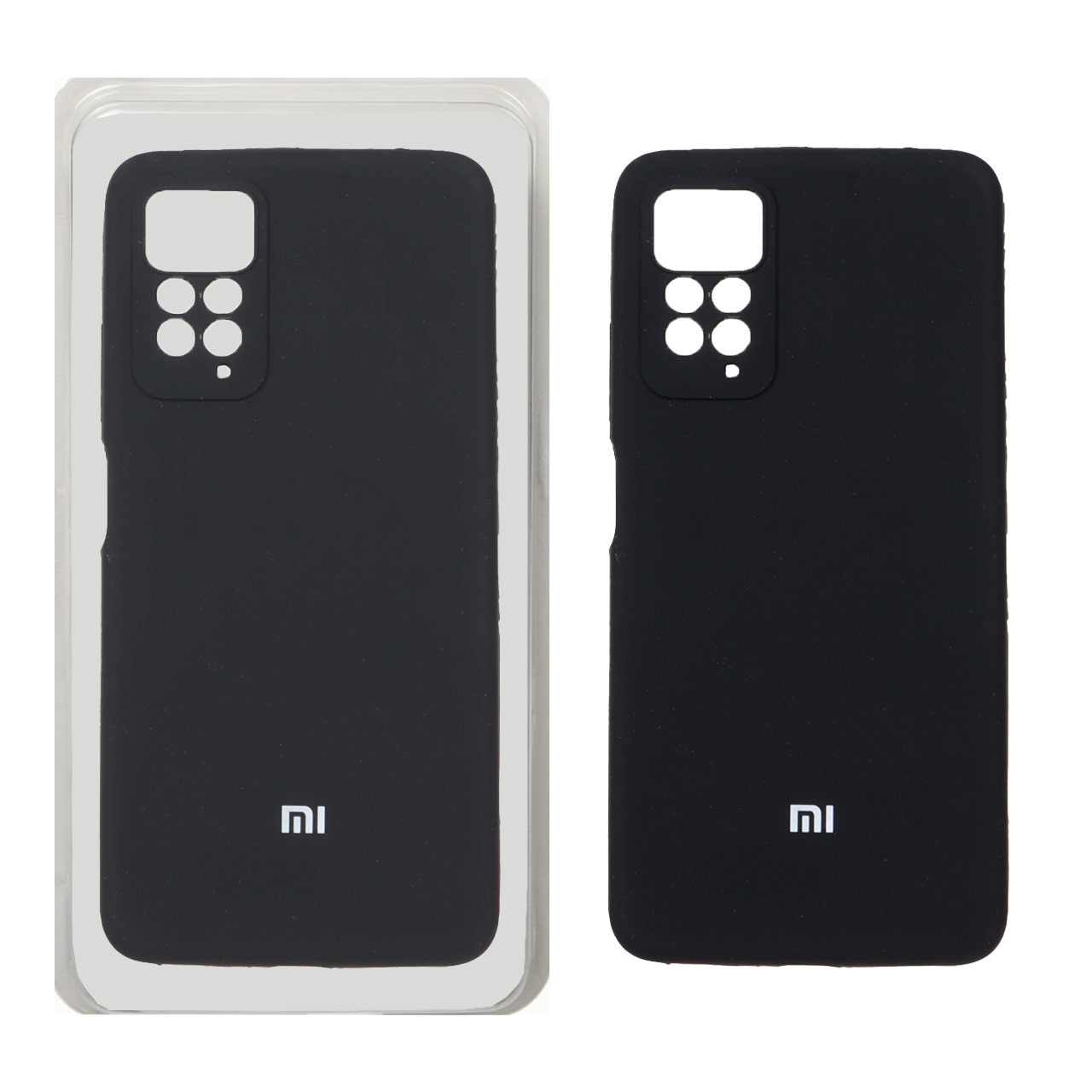 قاب سیلیکونی پاک کنی محافظ لنزدار اورجینال Xiaomi Redmi Note 12 Pro 4G / Redmi Note 11 Pro - مشکی (پک اصلی)