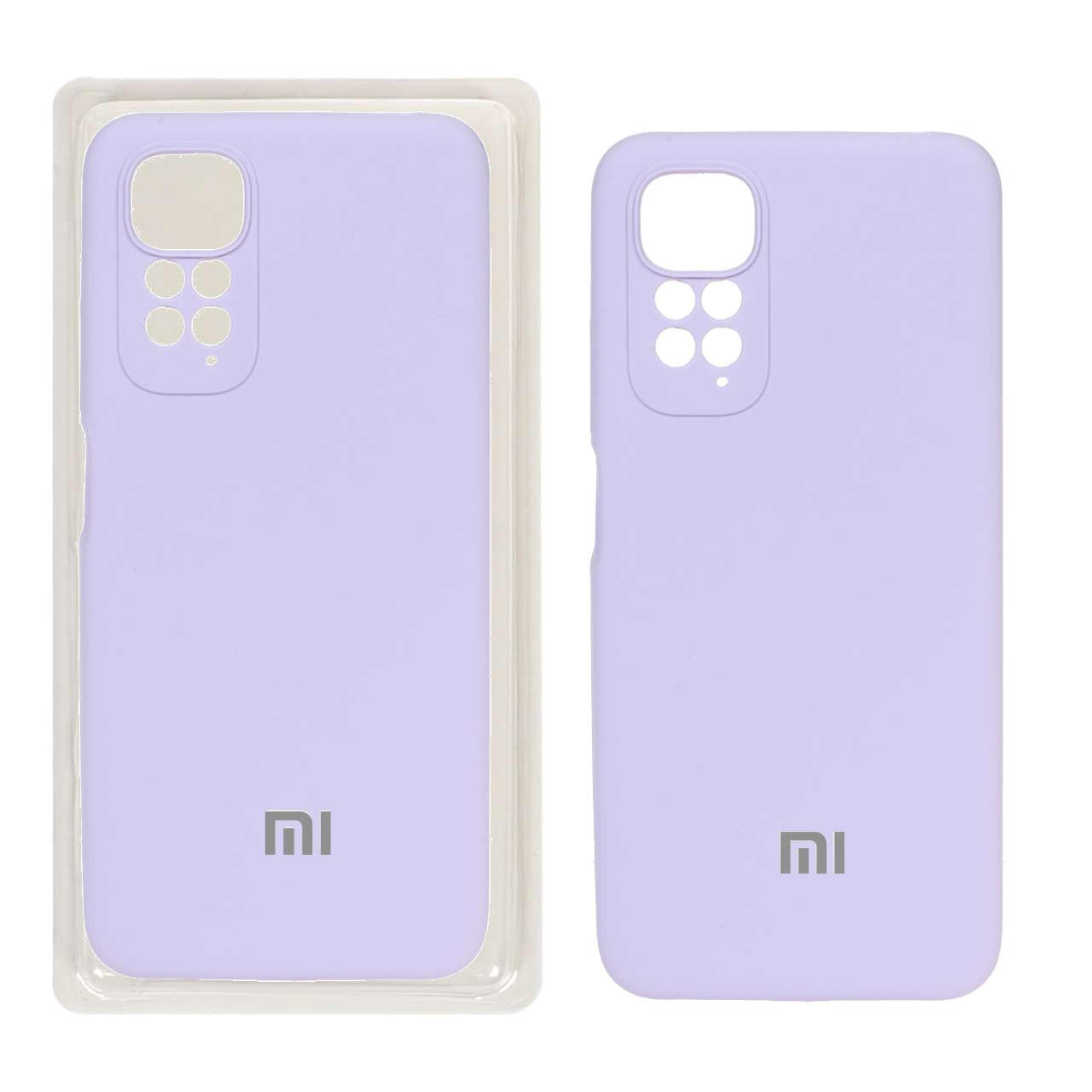 قاب سیلیکونی پاک کنی محافظ لنزدار اورجینال Xiaomi Redmi Note 11S/ Redmi Note 11-4G - یاسی (پک اصلی)