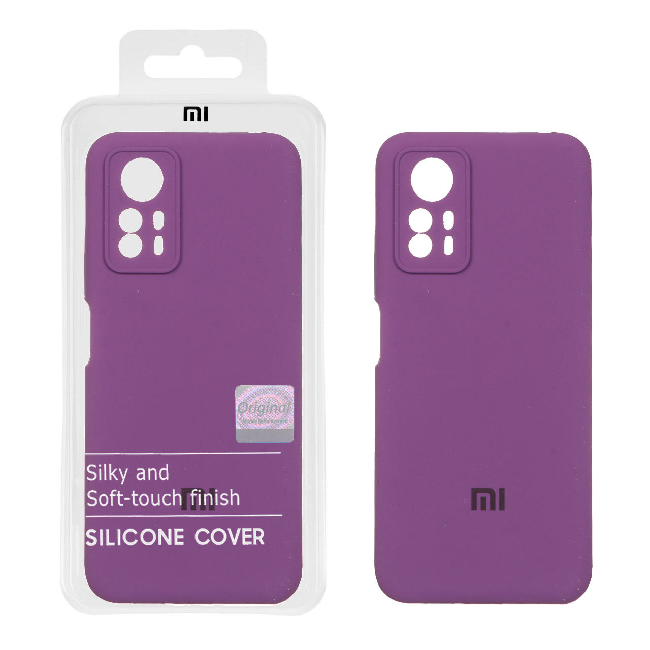 قاب سیلیکونی پاک کنی اورجینال Master Quality مدل Xiaomi Redmi Note 12S - ارغوانی (پک دار)