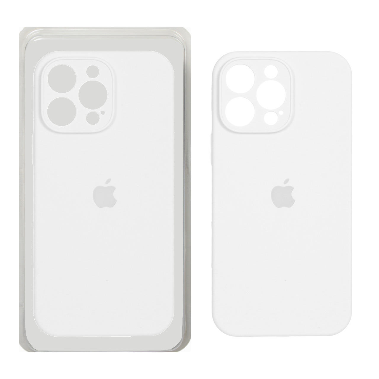 قاب سیلیکونی پاک کنی اورجینال Apple iPhone 16 Pro Max - سفید (پک اصلی)