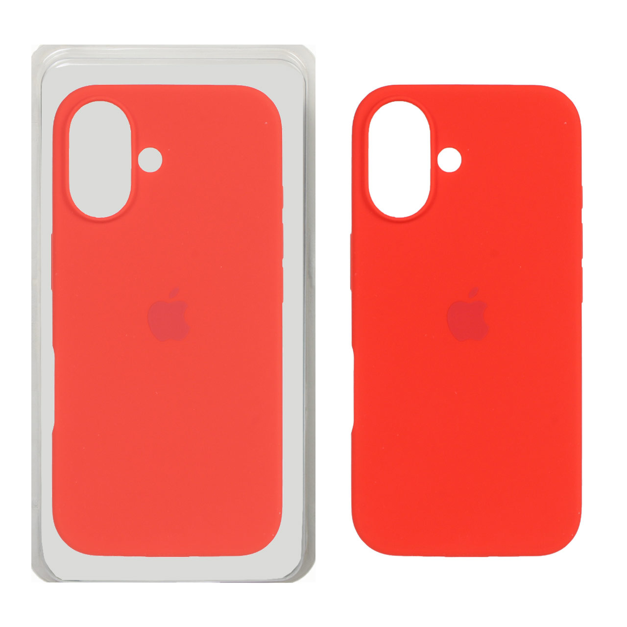 قاب سیلیکونی پاک کنی اورجینال Apple iPhone 16 - قرمز (پک اصلی)