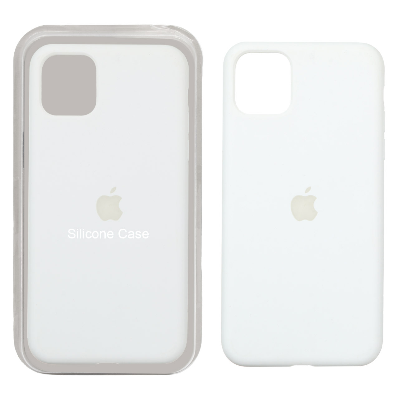 قاب سیلیکونی پاک کنی اورجینال Apple iPhone 11 - سفید (پک اصلی)