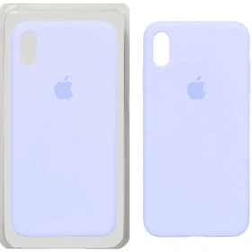 قاب سیلیکونی پاک کنی اورجینال Master Quality مدل Apple iPhone X / iPhone XS - یاسی (پک دار)