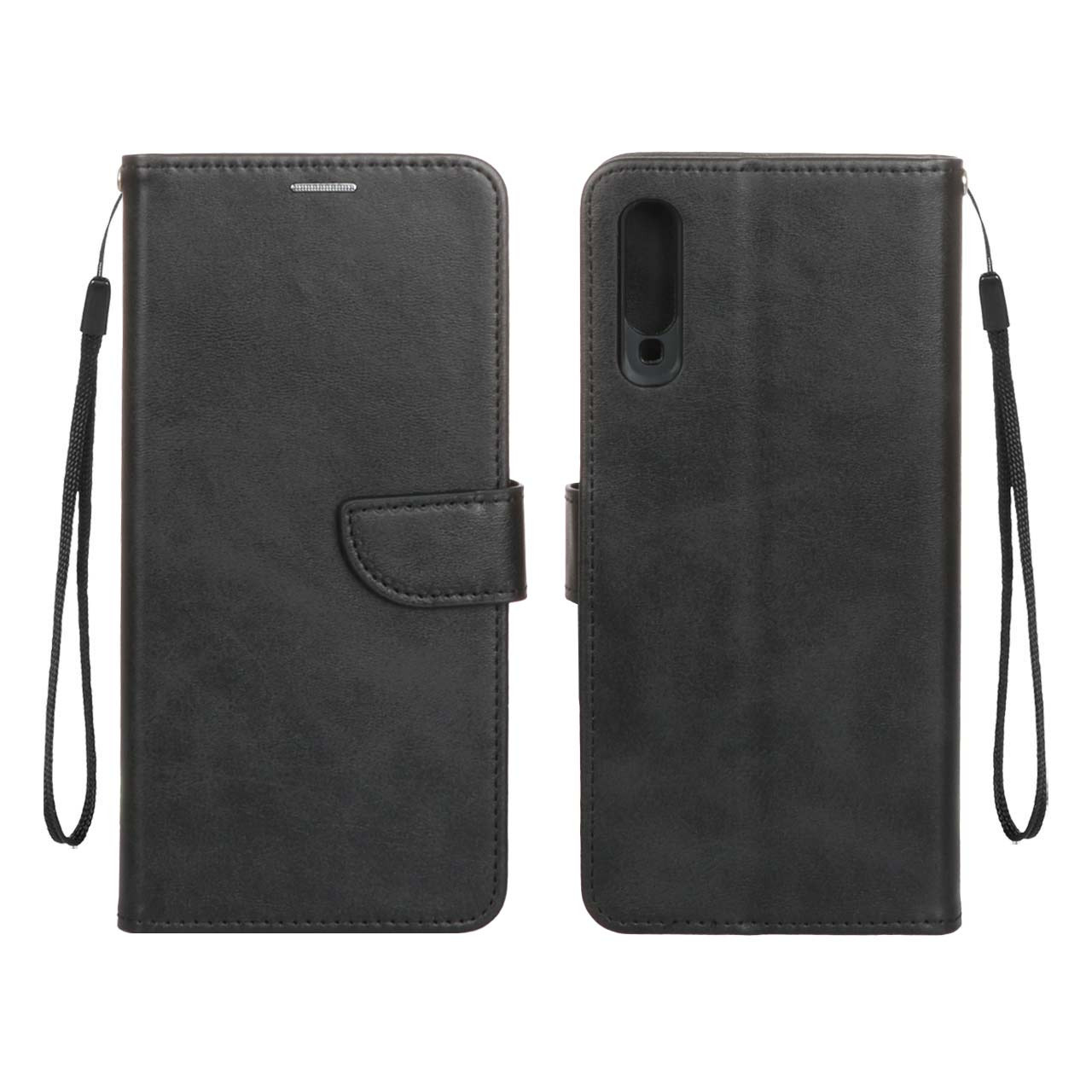کیف چرمی موبایل مگنتی Samsung Galaxy A70 / A70s - مشکی