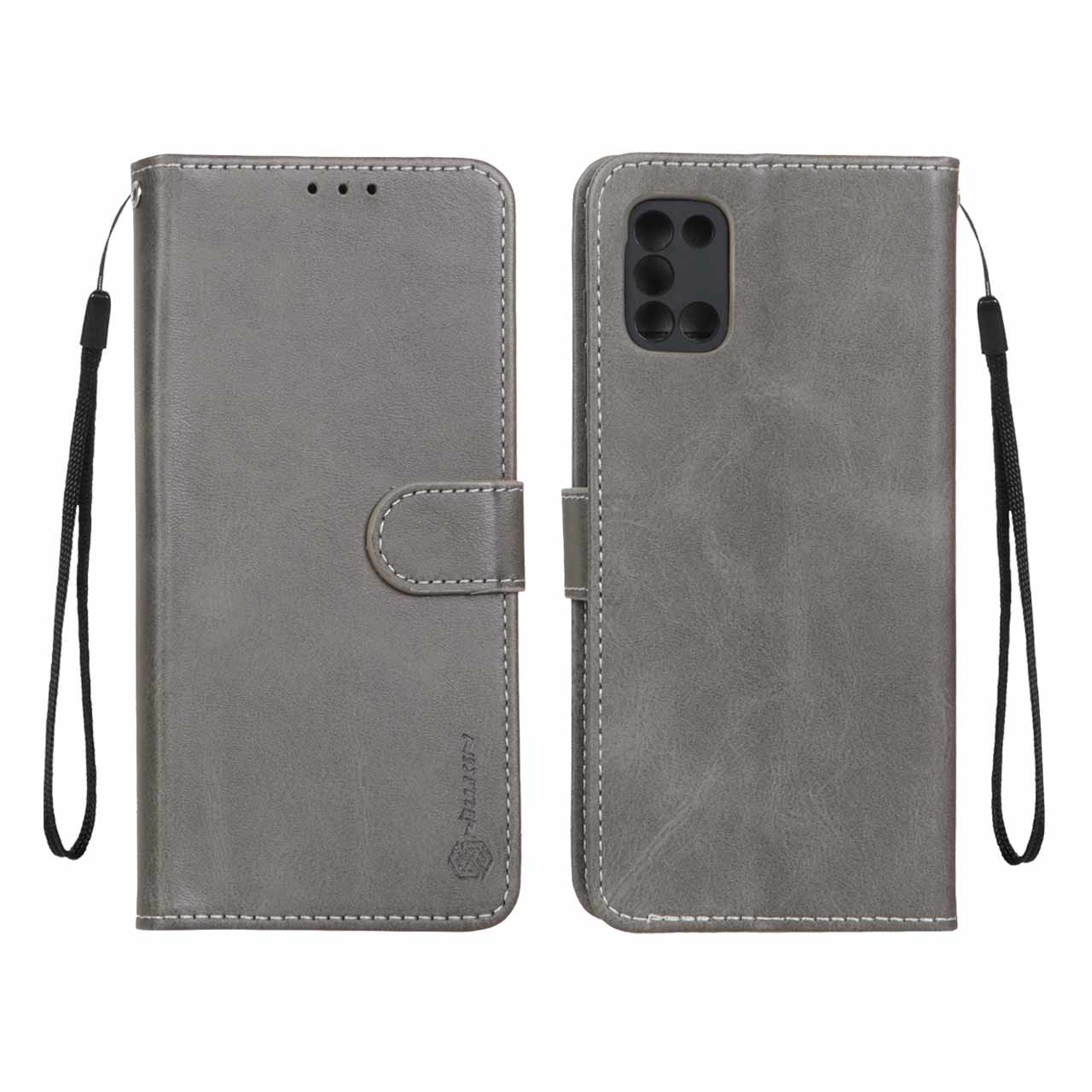 کیف موبایل مگنتی Nillkin مدل Samsung Galaxy A31 - طوسی