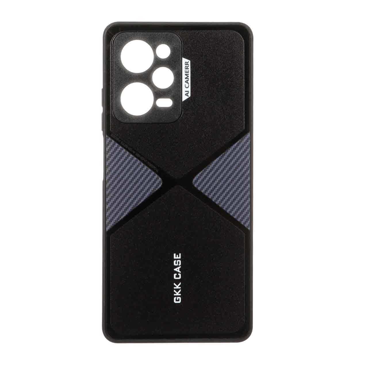 قاب GKK دور براق طرح X محافظ لنزدار Xiaomi Poco X5 Pro 5G - بنفش