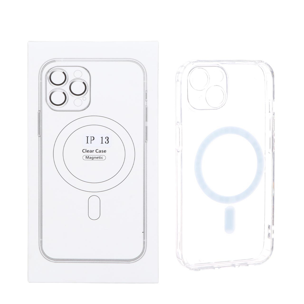 قاب شفاف محافظ لنزدار Apple iPhone 13 / iPhone 14 با قابلیت شارژ MagSafe