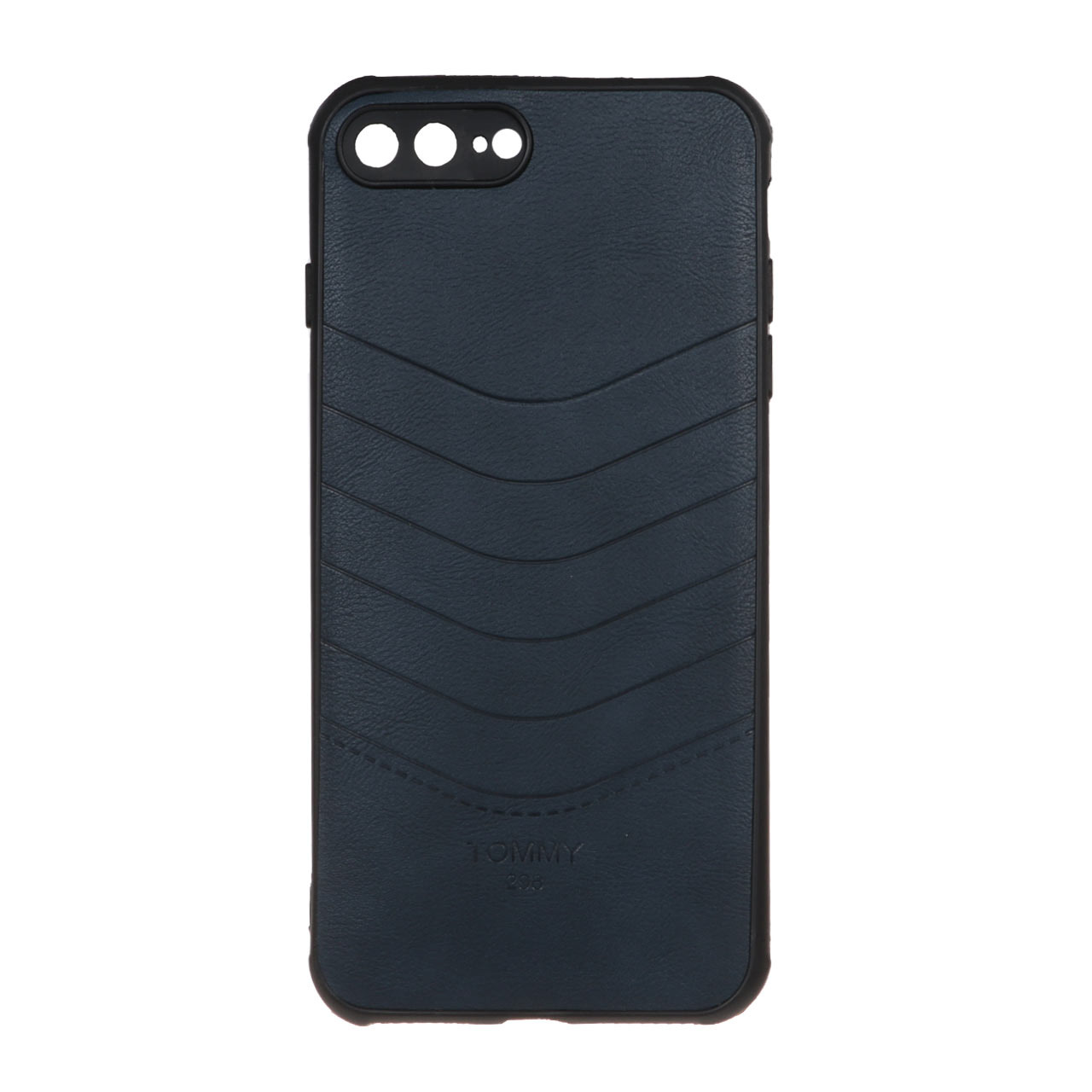 قاب طرح چرم Tommy مدل Apple iPhone 7 Plus / iPhone 8 Plus - سرمه ای