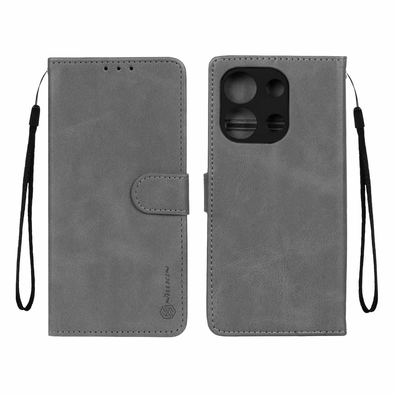 کیف موبایل مگنتی Nillkin مدل Xiaomi Redmi Note 13 4G - طوسی