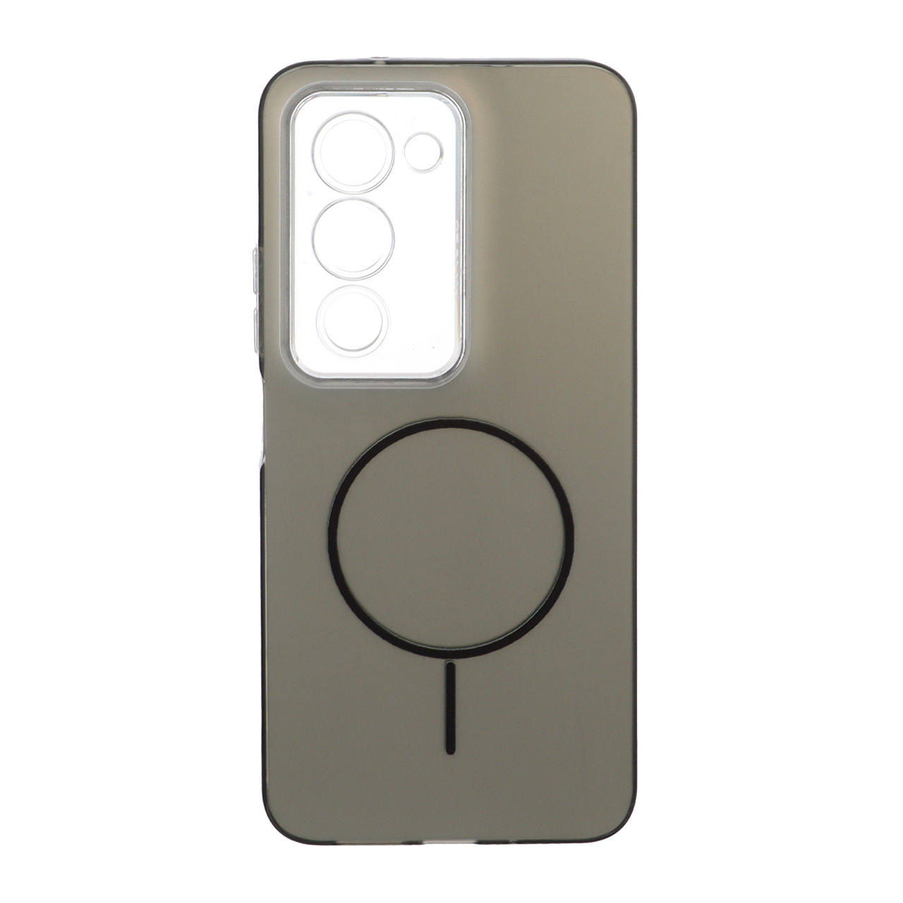 قاب SO COOL طرح مگ سیف محافظ لنز شفاف Xiaomi Redmi 15 4G - مشکی