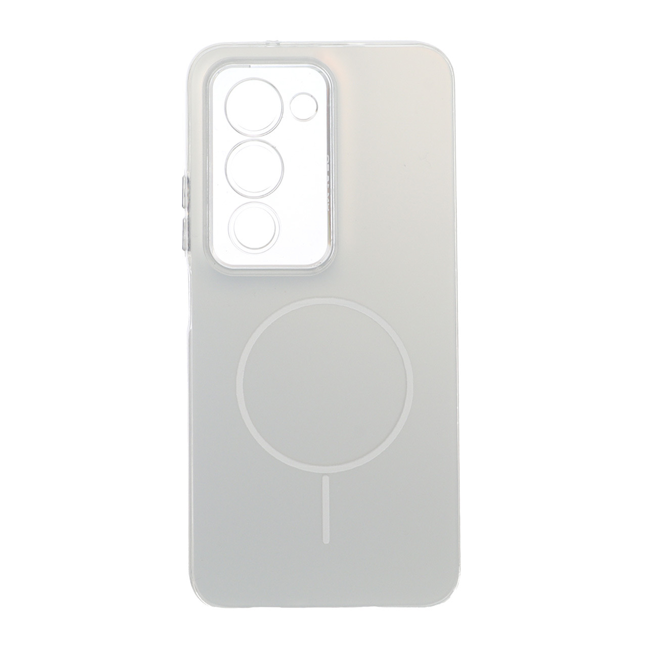 قاب SO COOL طرح مگ سیف محافظ لنز شفاف Xiaomi Redmi 15 4G - نقره ای