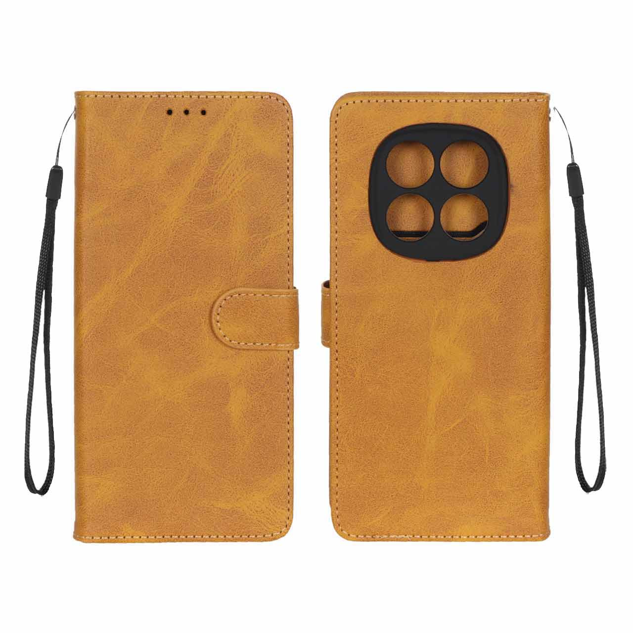 کیف موبایل مگنتی درجه یک MNC مدل Xiaomi Redmi Note 14 Pro 4G - عسلی