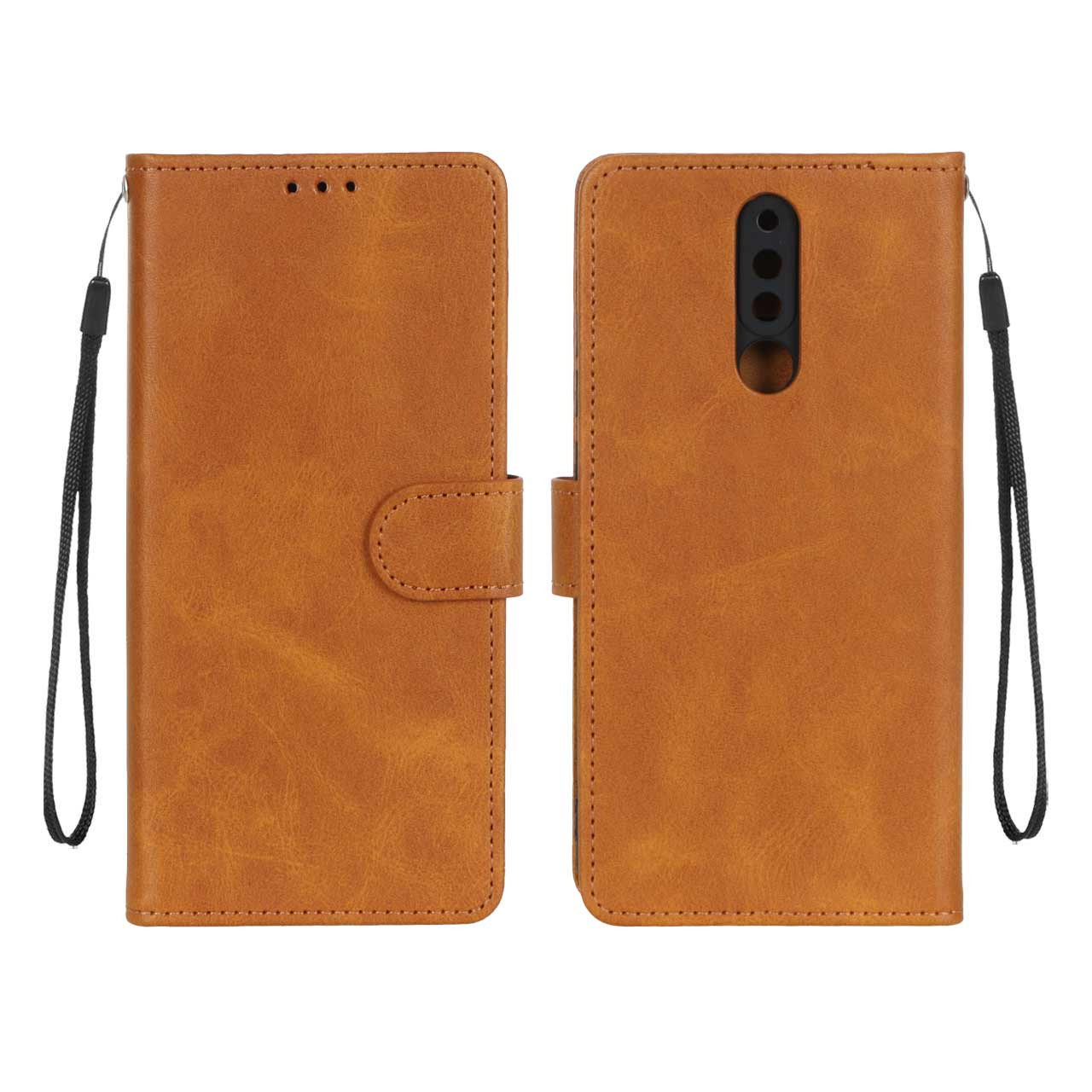 کیف موبایل مگنتی درجه یک MNC مدل Xiaomi Redmi 8A - عسلی