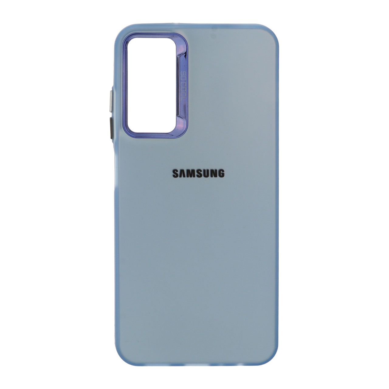 قاب So Cool لنز متال لوگودار Samsung Galaxy A05s - آبی