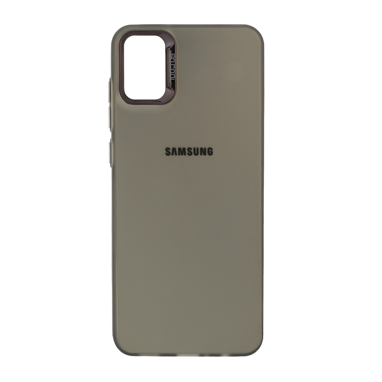 قاب So Cool لنز متال لوگودار Samsung Galaxy A05 - مشکی