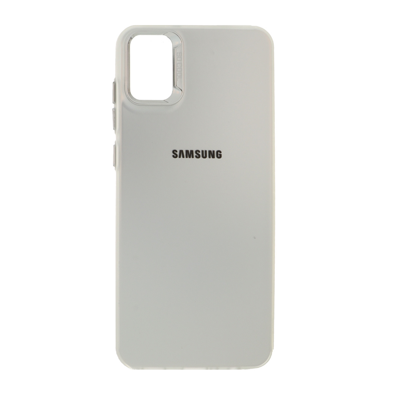 قاب So Cool لنز متال لوگودار Samsung Galaxy A05 - نقره ای