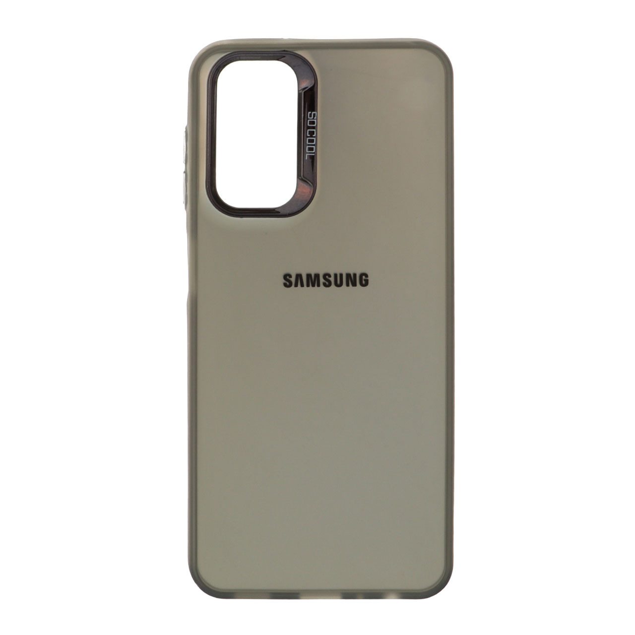 قاب So Cool لنز متال لوگودار Samsung Galaxy A13 4G / A13 5G / A04s / M13 4G / M23 / F13 - مشکی