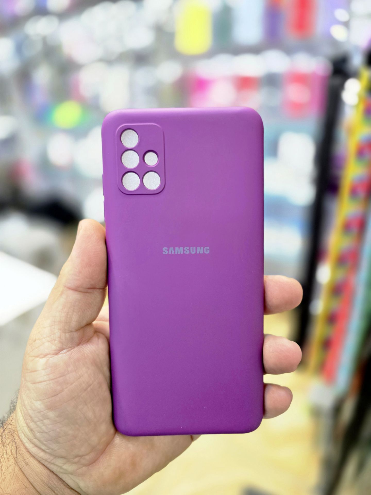 قاب نیو سیلیکون محافظ لنزدار Samsung Galaxy A51 / M40s - RFF -