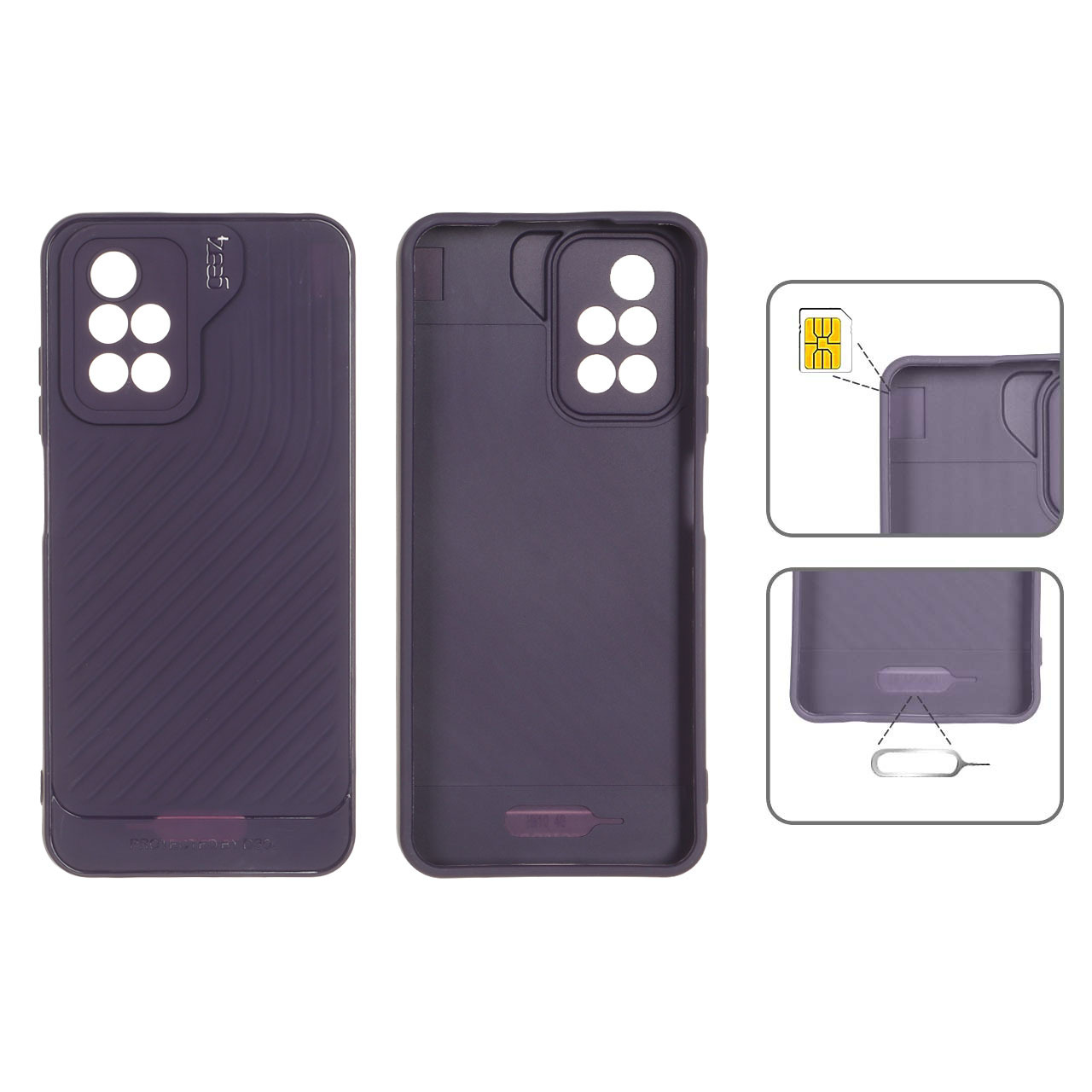 قاب Gear4 کبریتی Xiaomi Redmi 10 / Redmi 10 Prime - بنفش