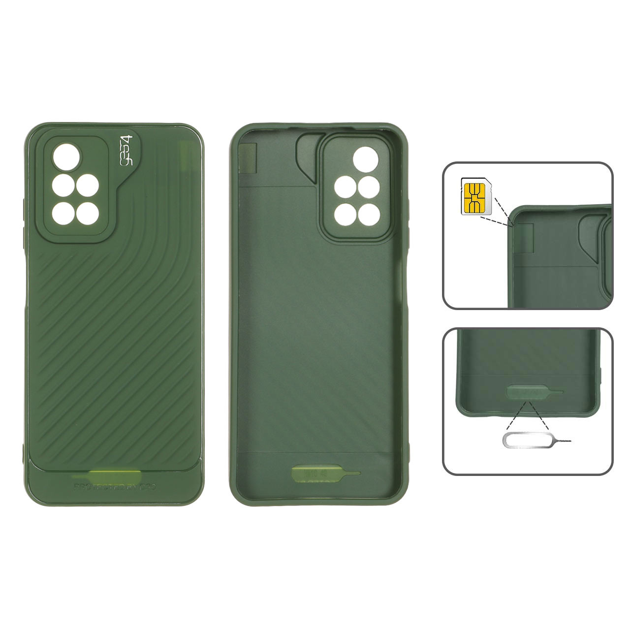 قاب Gear4 کبریتی Xiaomi Redmi 10 / Redmi 10 Prime - سبز