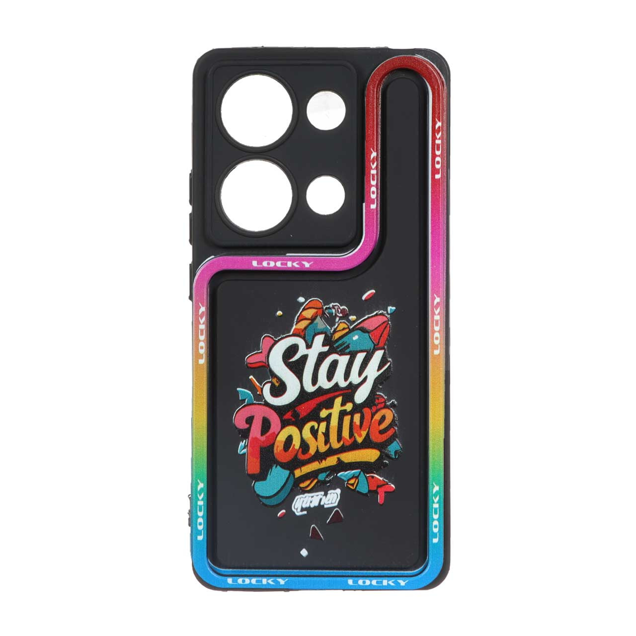 قاب Solid Case منحنی LUCKY طرح دار Xiaomi Redmi Note 14S / Note 13 Pro 4G / M6 Pro 4G