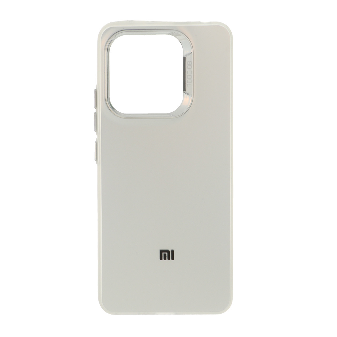 قاب So Cool لنز متال لوگودار Xiaomi Redmi Note 13 4G - نقره ای