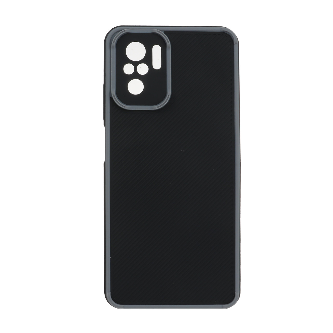 قاب کربنی محافظ لنزدار Xiaomi Redmi Note 10 4G / Redmi Note 10S / Poco M5S - طوسی