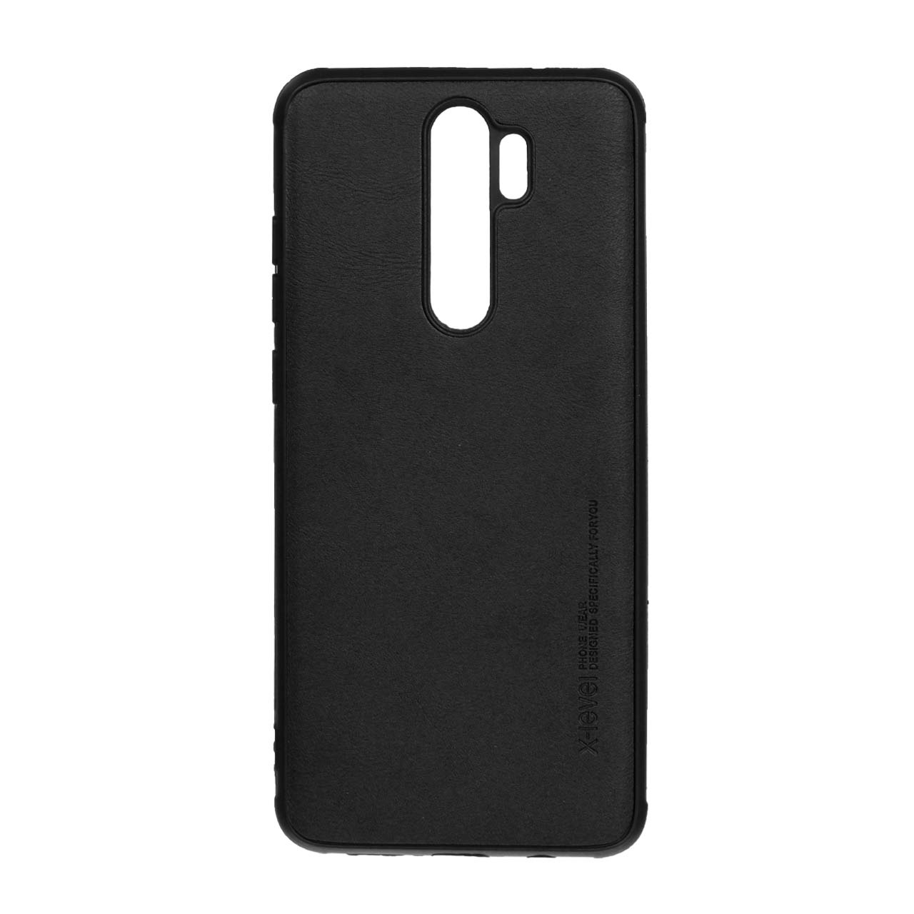 قاب طرح چرم Xlevel مدل Xiaomi Redmi Note 8 Pro - مشکی