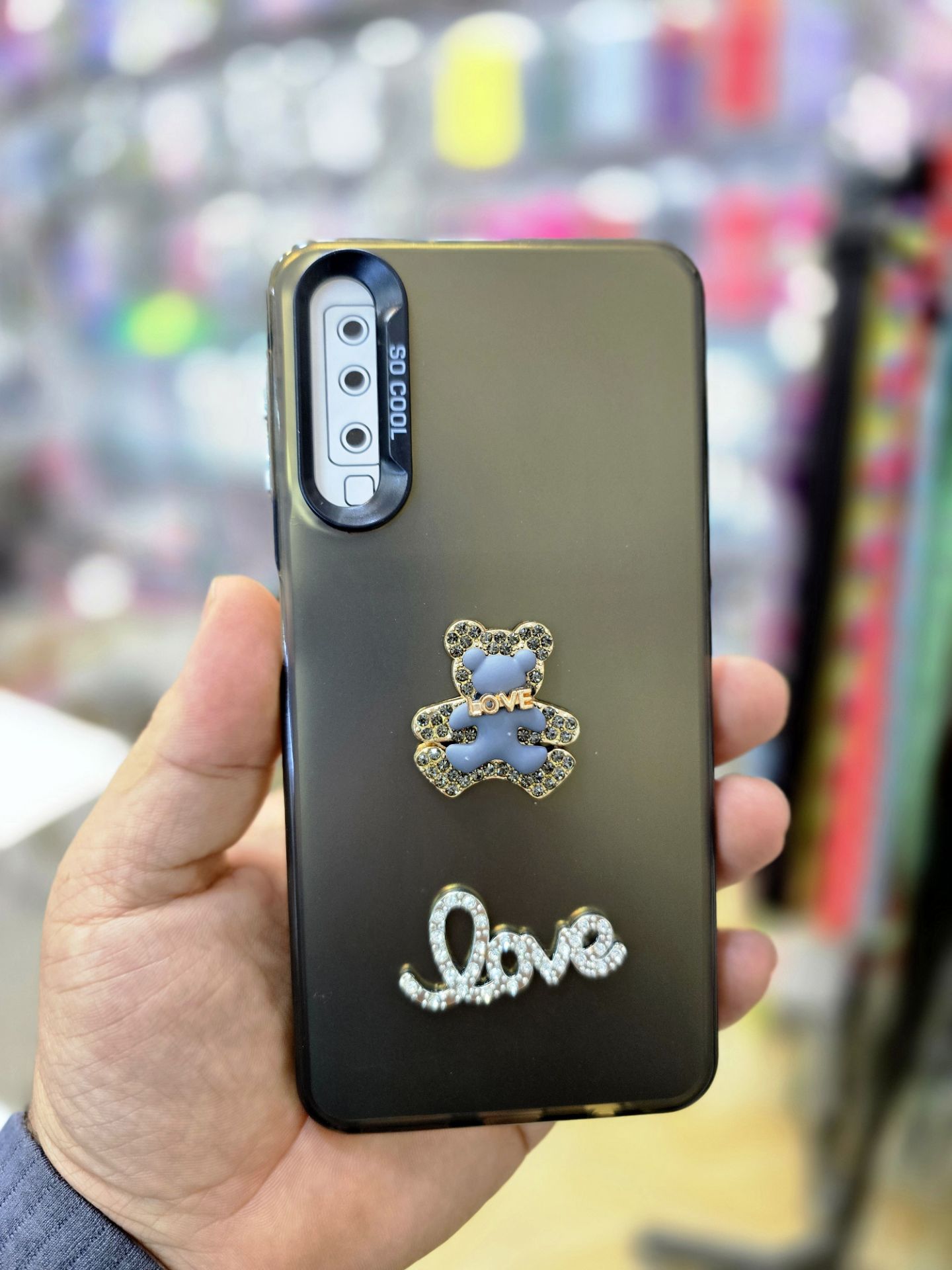 قاب سوکول لاو Samsung Galaxy A750 / A7 (2018) مشکی
