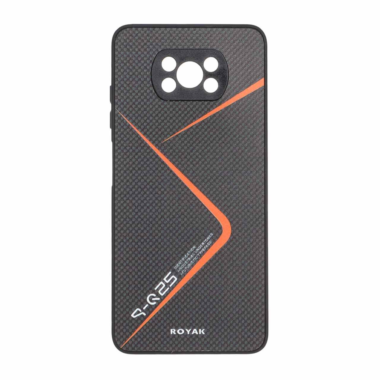قاب Royak سوزنی Xiaomi Poco X3 / Poco X3 Pro / Poco X3 NFC - مشکی