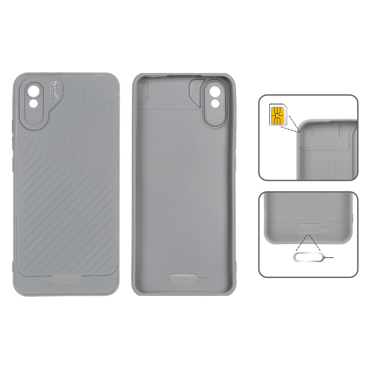 قاب Gear4 کبریتی Xiaomi Redmi 9A / Redmi 9A Sport / Redmi 9AT - طوسی
