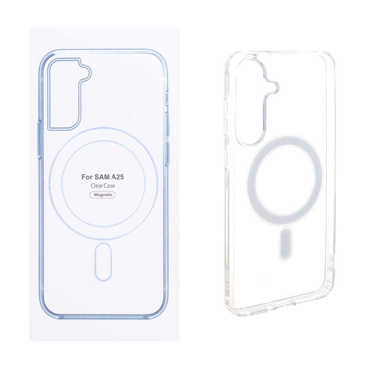 قاب شفاف Samsung Galaxy S25 FE با قابلیت شارژ MagSafe (پک دار)