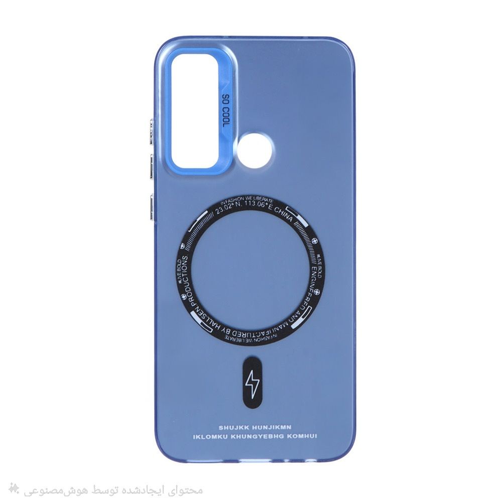 قاب SO COOL طرح مگ سیف Xiaomi Redmi Note 8 - آبی