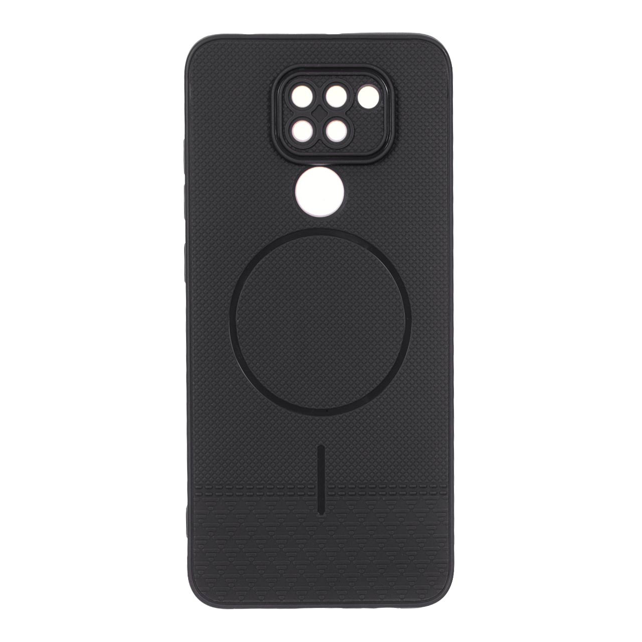 قاب شطرنجی طرح مگ سیف محافظ لنزدار Xiaomi Redmi Note 9 / Redmi 10X 5G / Redmi 10X Pro 5G - مشکی