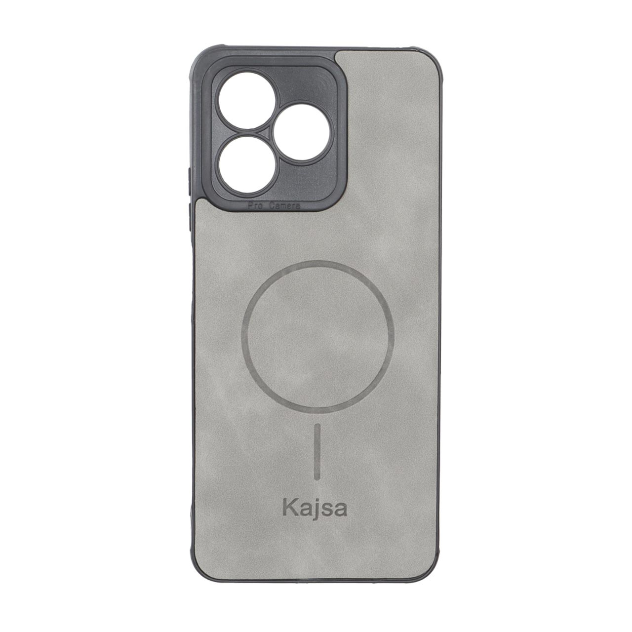 قاب جیر Kajsa طرح مگ سیف MNC مدل Realme C53 / C51 / Note 50 - طوسی