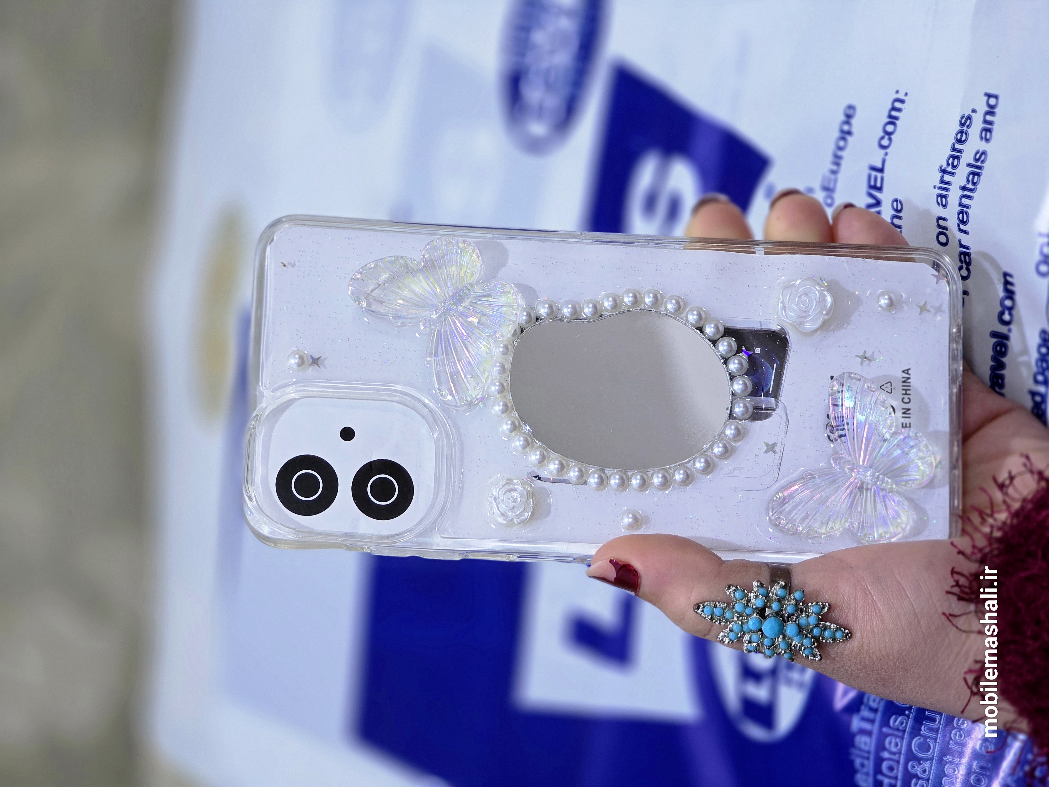 قاب ماربل شفاف آینه دار Samsung Galaxy A06