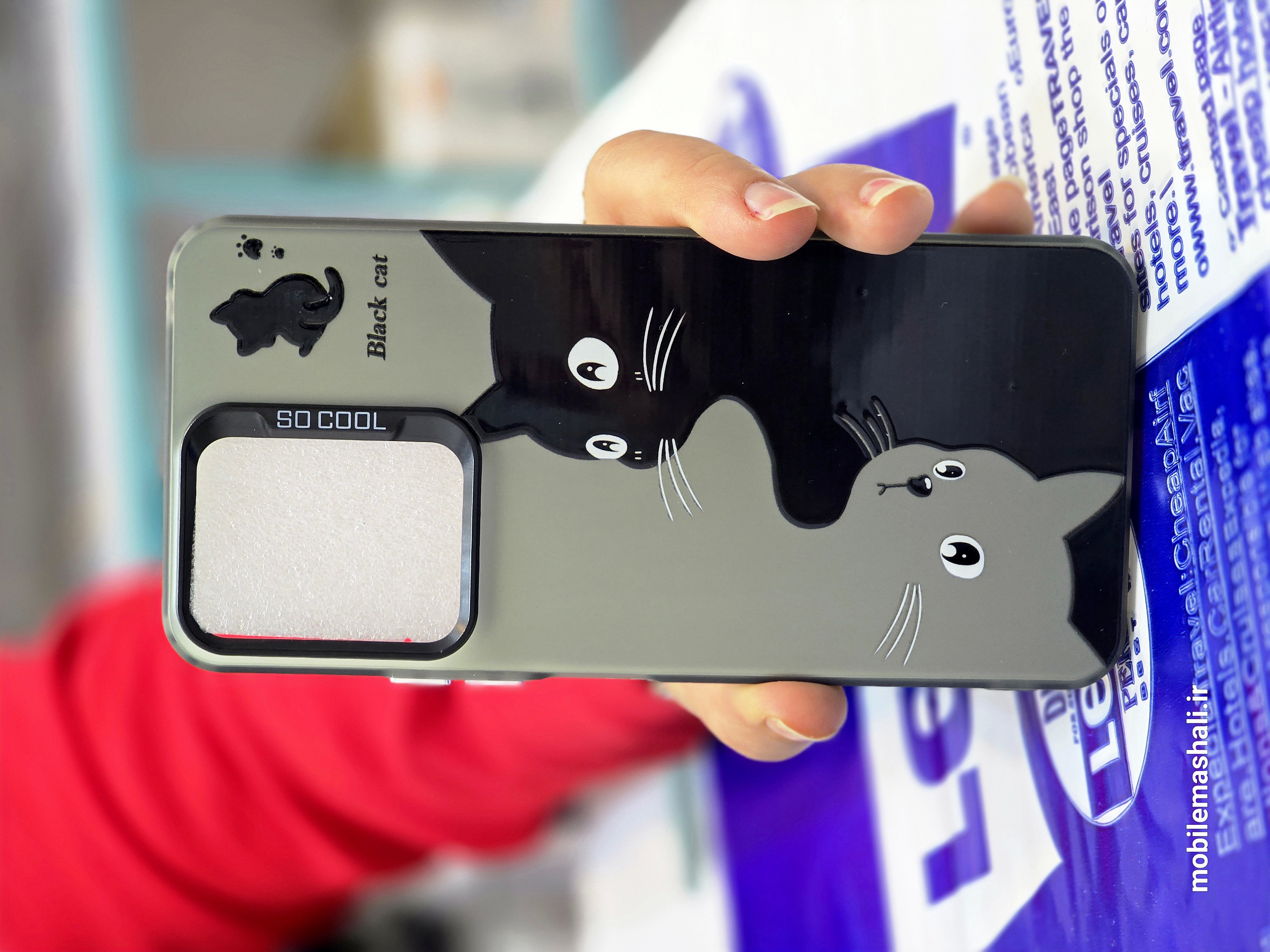 قاب SO COOL گربه سیاه مدل  Xiaomi Redmi 13C / Poco C65