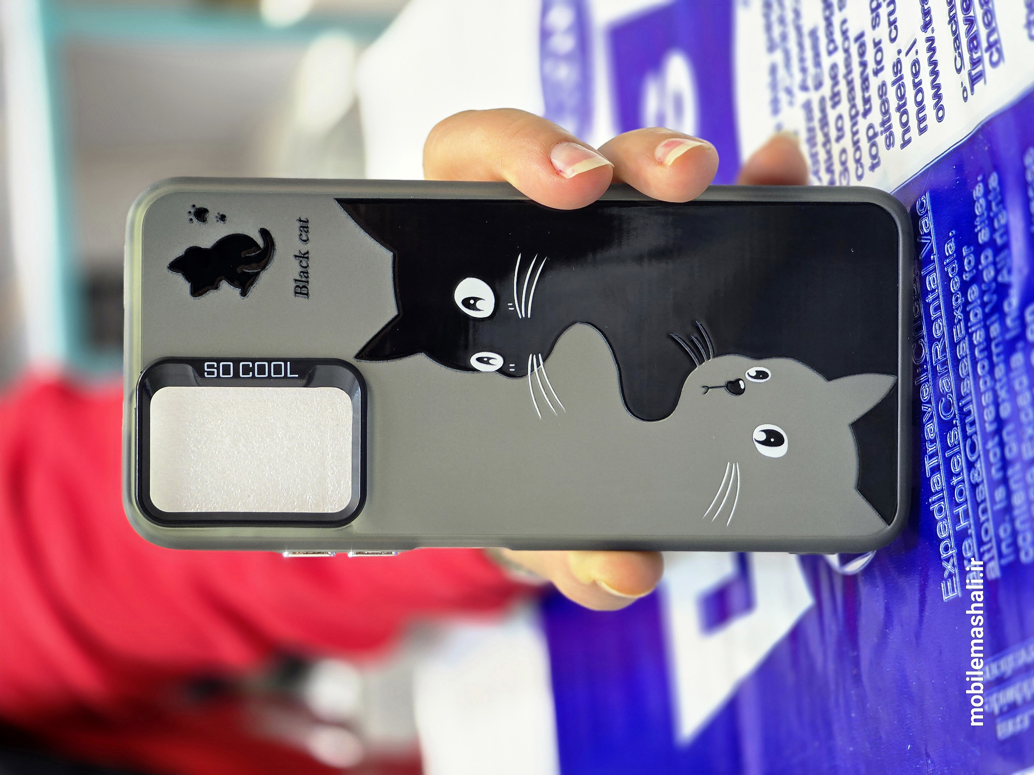 قاب SO COOL گربه سیاه مدل Xiaomi Redmi Note 10 4G / Redmi Note 10S / Poco M5S