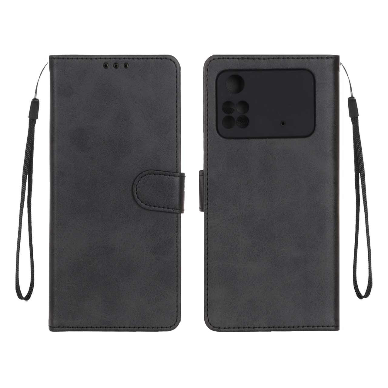 کیف موبایل مگنتی درجه یک MNC مدل Xiaomi Poco M4 Pro 4G - مشکی