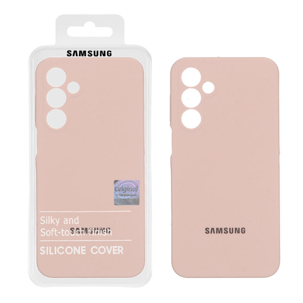 قاب سیلیکونی پاک کنی اورجینال درجه یک Samsung Galaxy A17 / A26 - کرم نارنجی (پک دار)