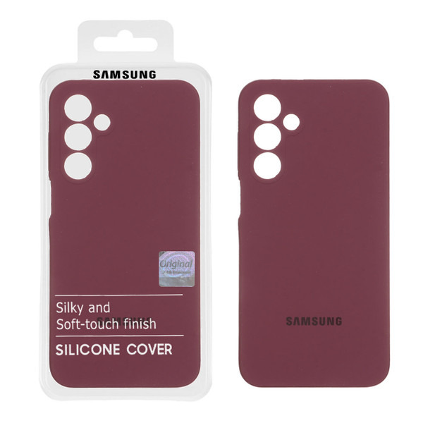 قاب سیلیکونی پاک کنی اورجینال درجه یک Samsung Galaxy A17 / A26 - زرشکی (پک دار)