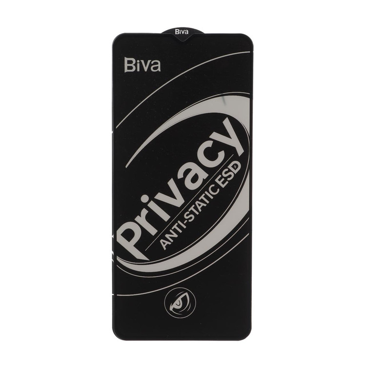 محافظ صفحه نمایش شیشه ای{ امنیتی دودی } Full Cover Privacy Biva مدل Samsung Galaxy A12 / A02 / A02S / A03 / A03S / A03 Core / A04 / A04S / A04E / A13 / A23 / A32 5G / M02 / M04 / M12 / M13 / M23 / M33 /F13 / A1 Plus / A2 Plus / M4 / M5 / C30 / C30S