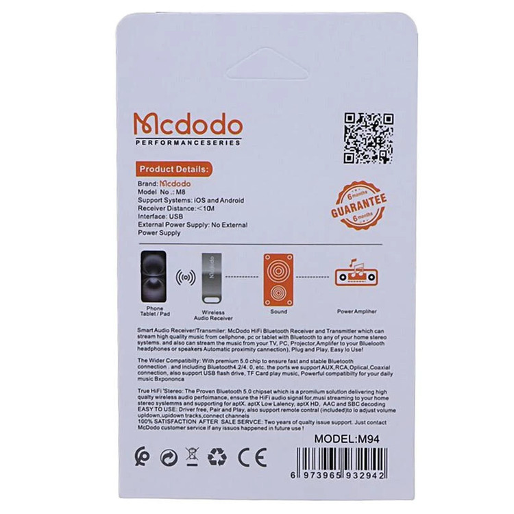 دانگل بلوتوث خودرو Mcdodo M94