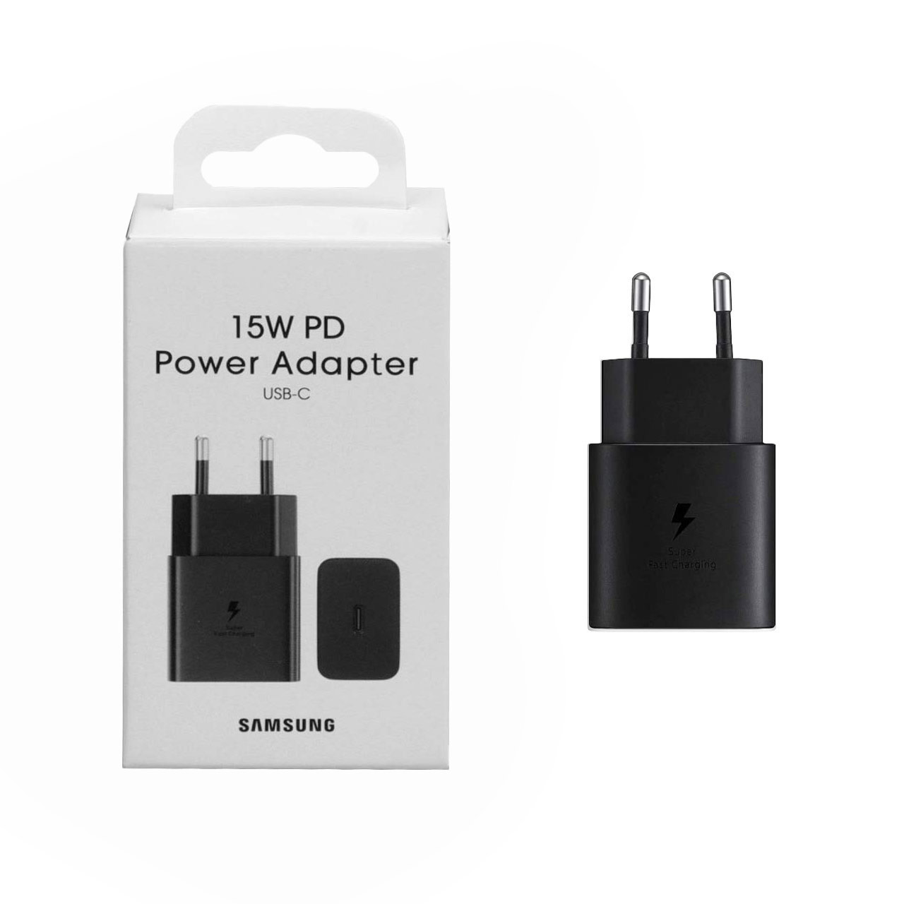 شارژر دیواری فست و PD تک پورت SAMSUNG مدل T1510 15W - مشکی